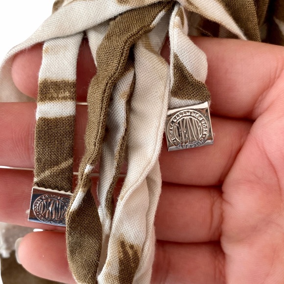 DKNY Tropical Tunic Top Swim Cover Up Ruched Sleeves Women’s Extra Large - Picture 7 of 14